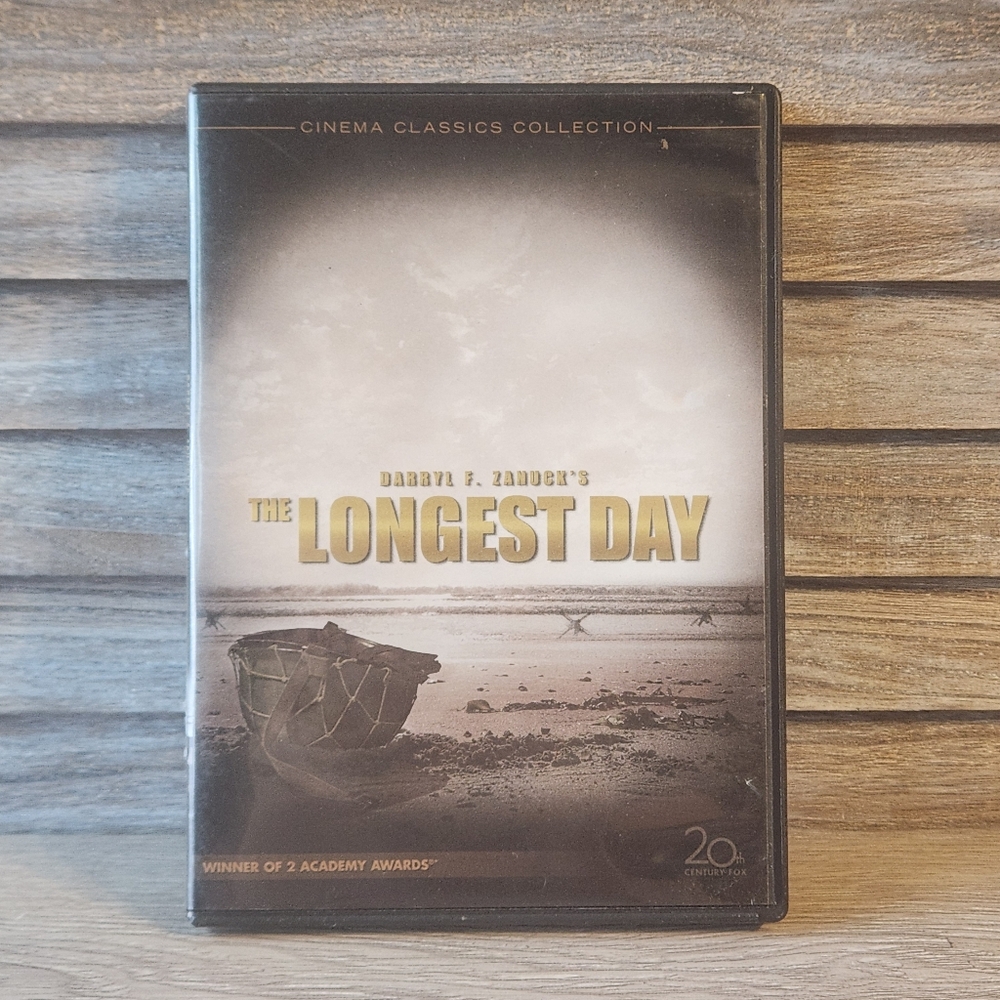 Longest Day Dvd WWII Normandy Beach D-Day  Black And White